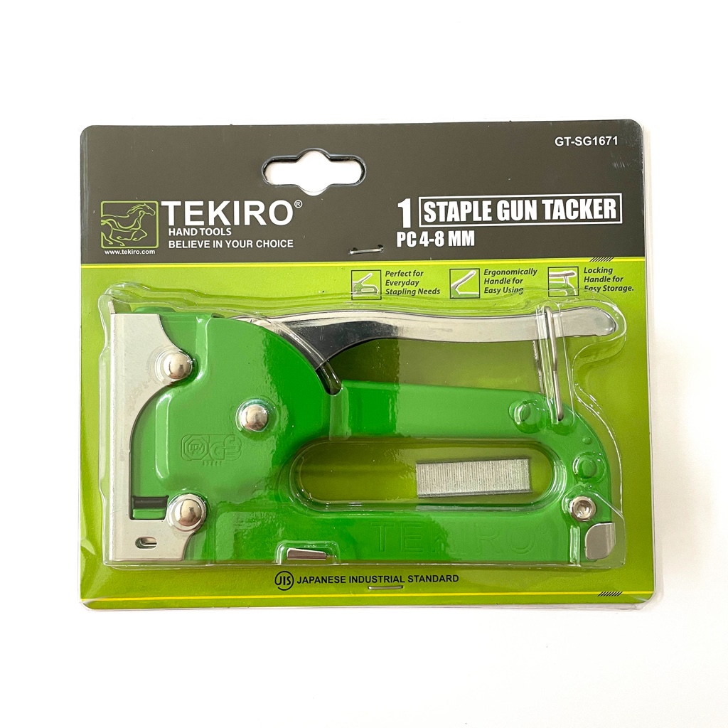 

Tembakan Staples Standar Tekiro (Staple Gun Tacker)