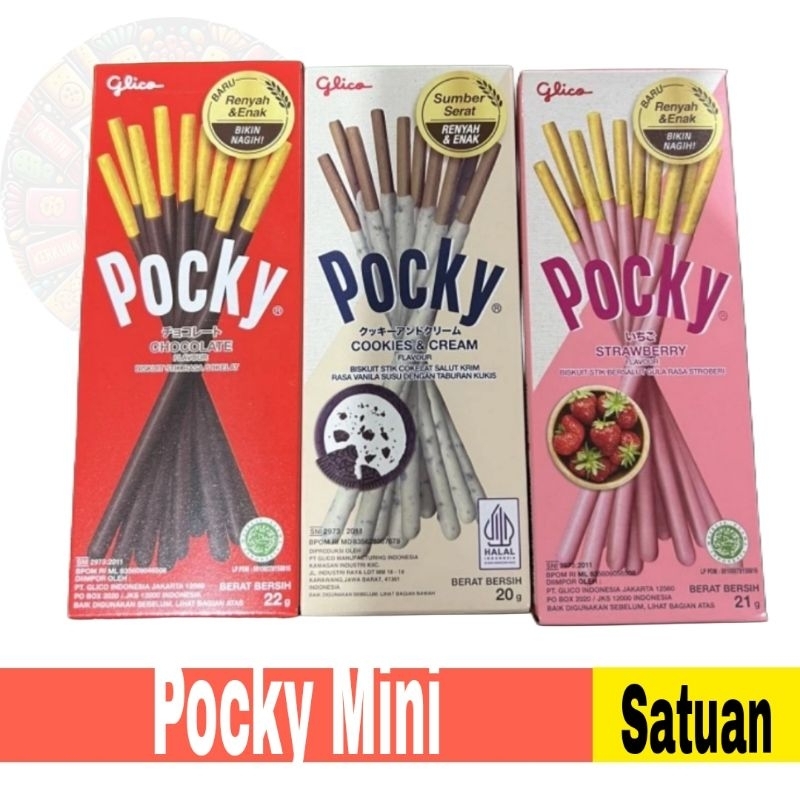 

Glico Pocky Mini 21gr Satuan All Variant