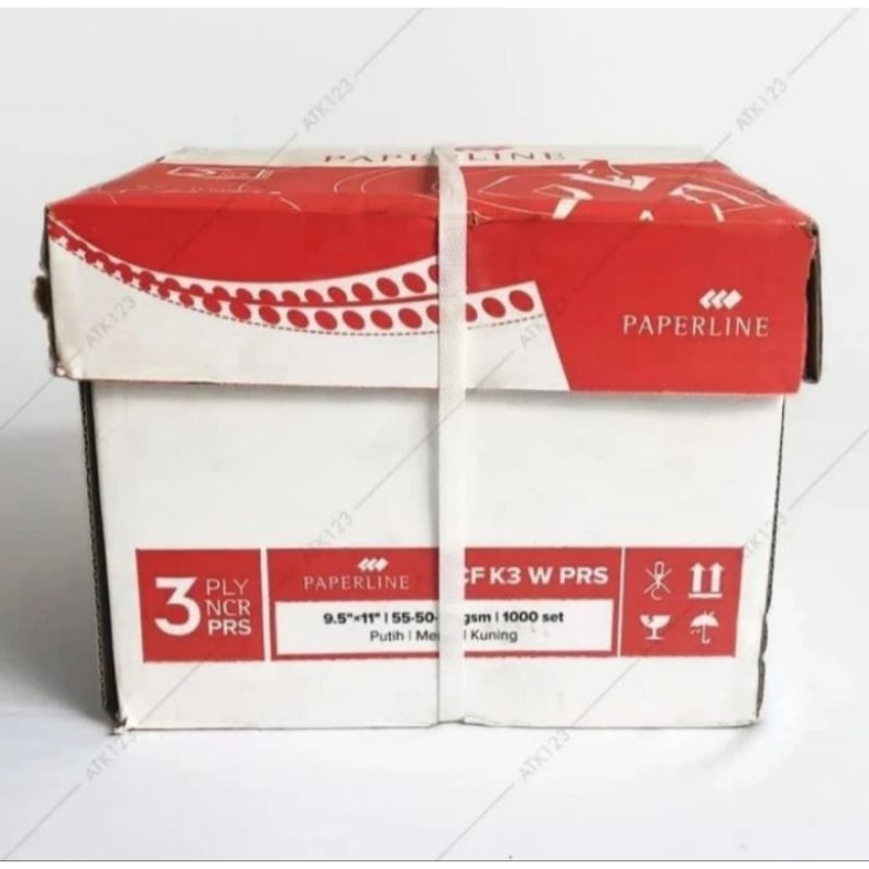 

Paperline Continous Form Kertas Komputer K3 W PRS (bagi 2) 9,5 x 11" - Box isi 1000 Sets.