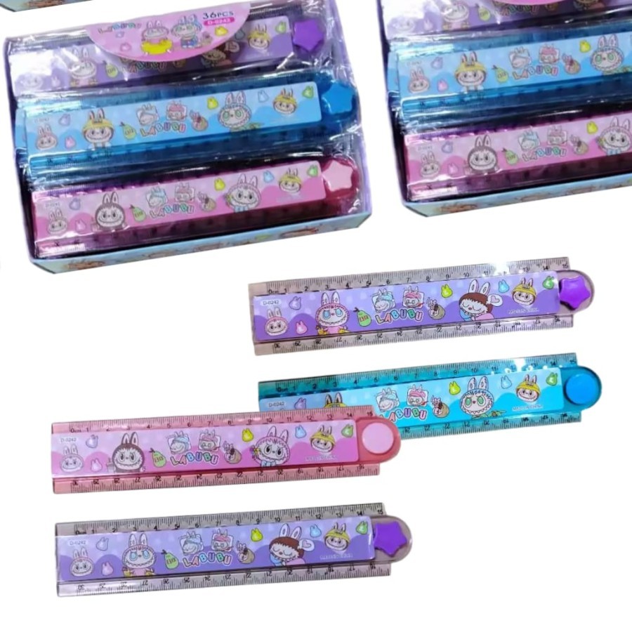 

Stationery Mistar Penggaris Lipat Labubu 30 cm - Ecer 1 pcs D-0242