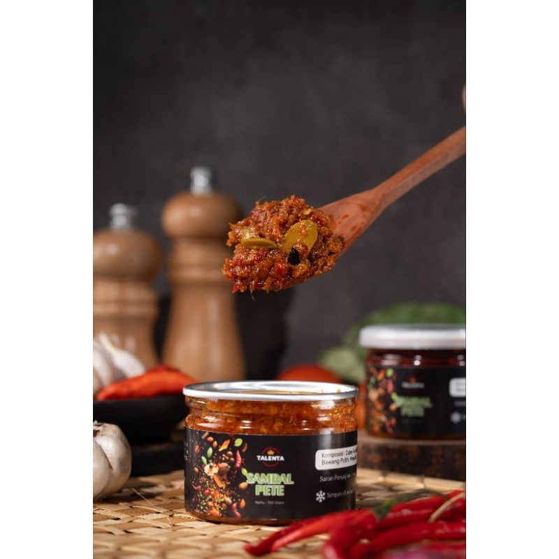 

TALENTA - Sambal pete ( makanan kemasan, pedas nikmat)