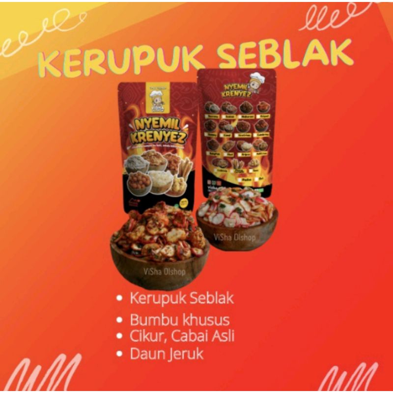 

KERUPUK SEBLAK BANTAT 250 GRAM
