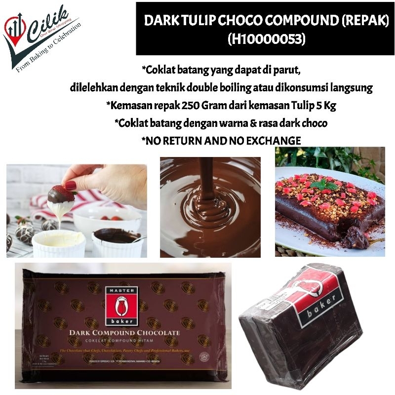 

bahan baking coklat batang compond blok kemasan repack warna rasa variant white vanilla putih mercolade tulip resep kue cake cookies kue kering topping dessert permen snack cemilan lumer parut lapisan brownies