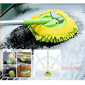 Kemoceng Microfiber Mobil Teleskopik Pembersih Debu Duster Mobil / Kemoceng mobil microfiber Pencuci