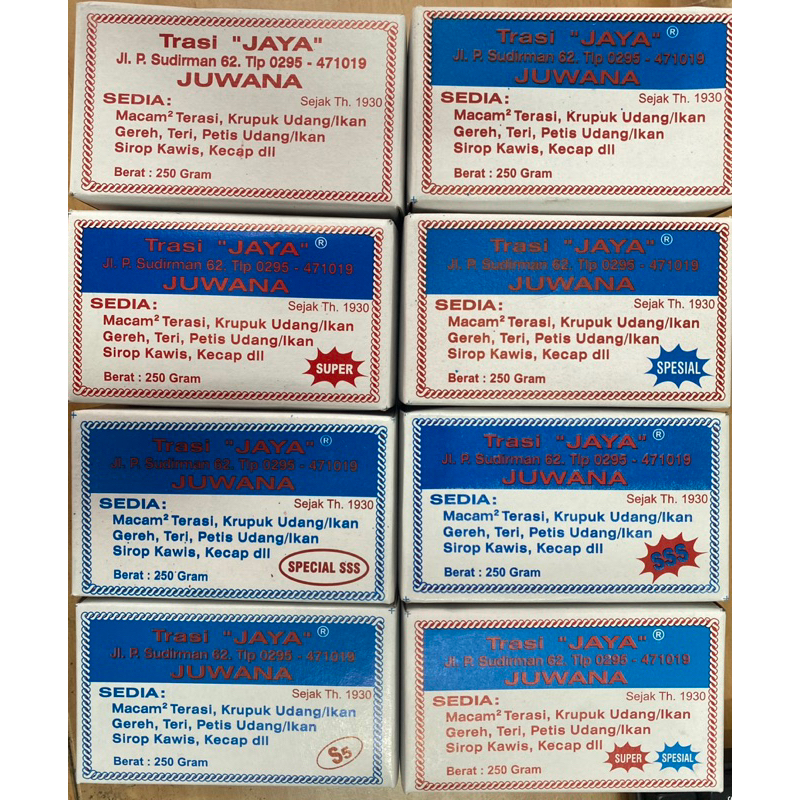 

TERASI UDANG CAP JAYA ASLI JUWANA 250gr