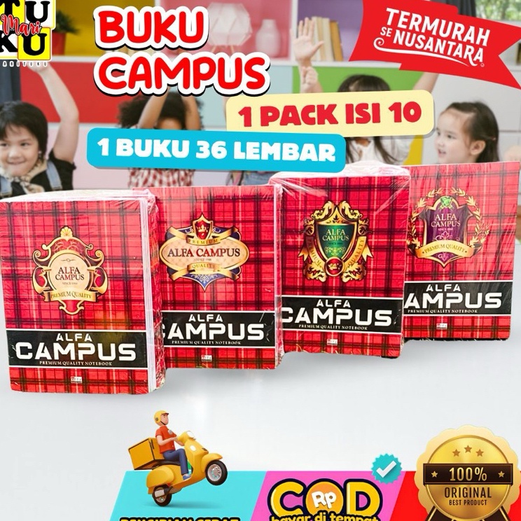 

ib Baru Buku tulis campus besar 1 pack 1 buku 1 buku isi 36 lembar H51