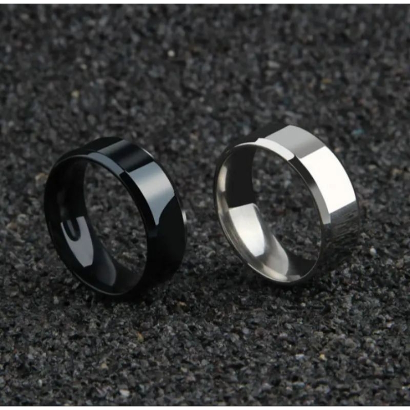 Cincin Titanium Anti Karat Fashion Ring | Tahan Lama & Ringan