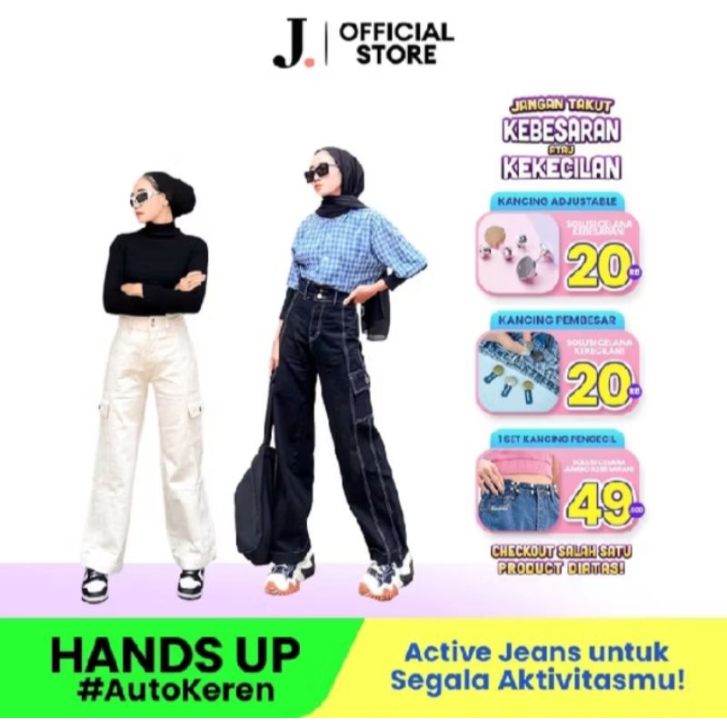 jeans cargo  jiniso xl