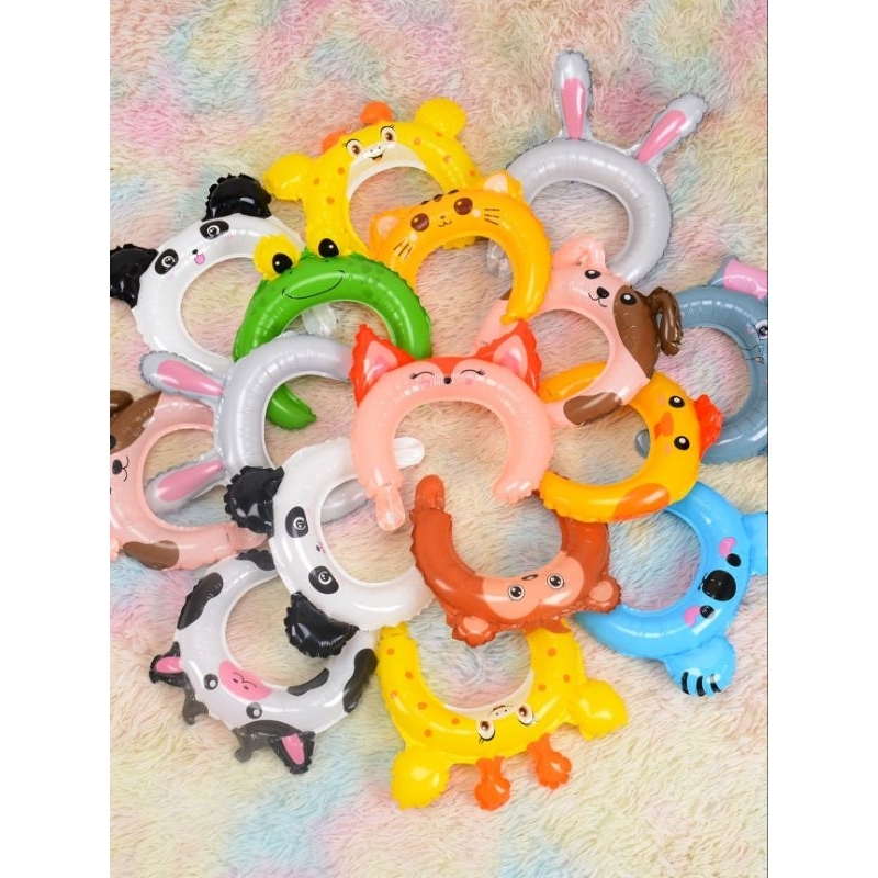 balon bando mickey minnie unicorn jerapah aksesoris kepala bandana headband souvenir ulang tahun lit