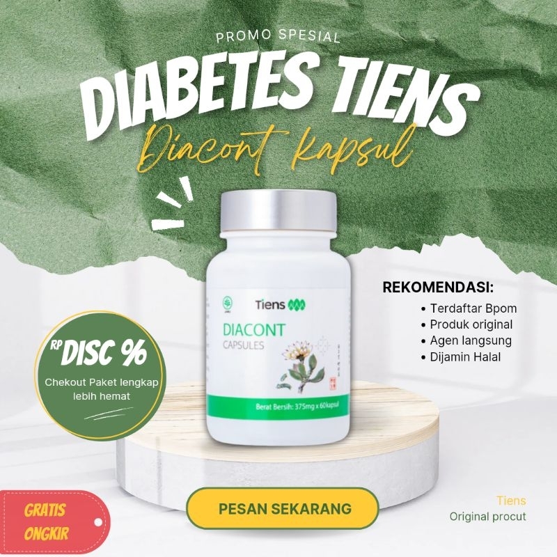 OBAT DIABETES KAPSUL CINA DIACONT DIABETES