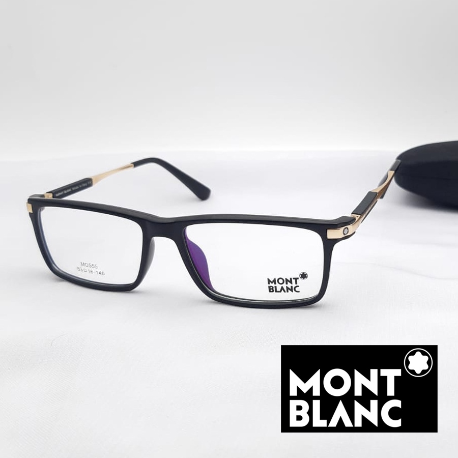 Frame Kacamata MONTBLANC MB555 Kotak Sporty