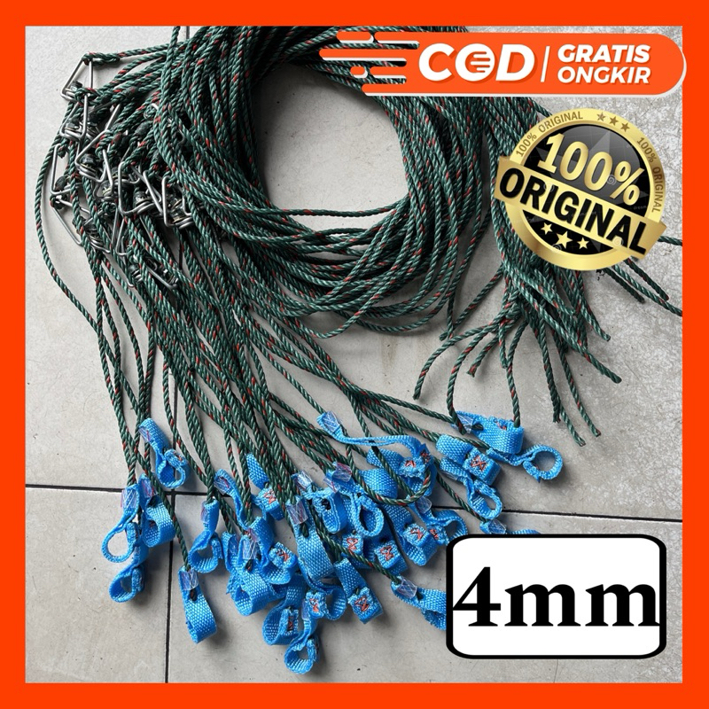 Tali Ayam (4mm) Warna Hijau Army Tali Ayam Filipin Philipin Tali Jago