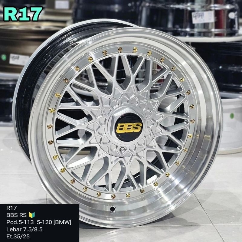 velg mobil celong bbs rs ring 17 untuk ertiga innova civic terios xpander voxy rush creta