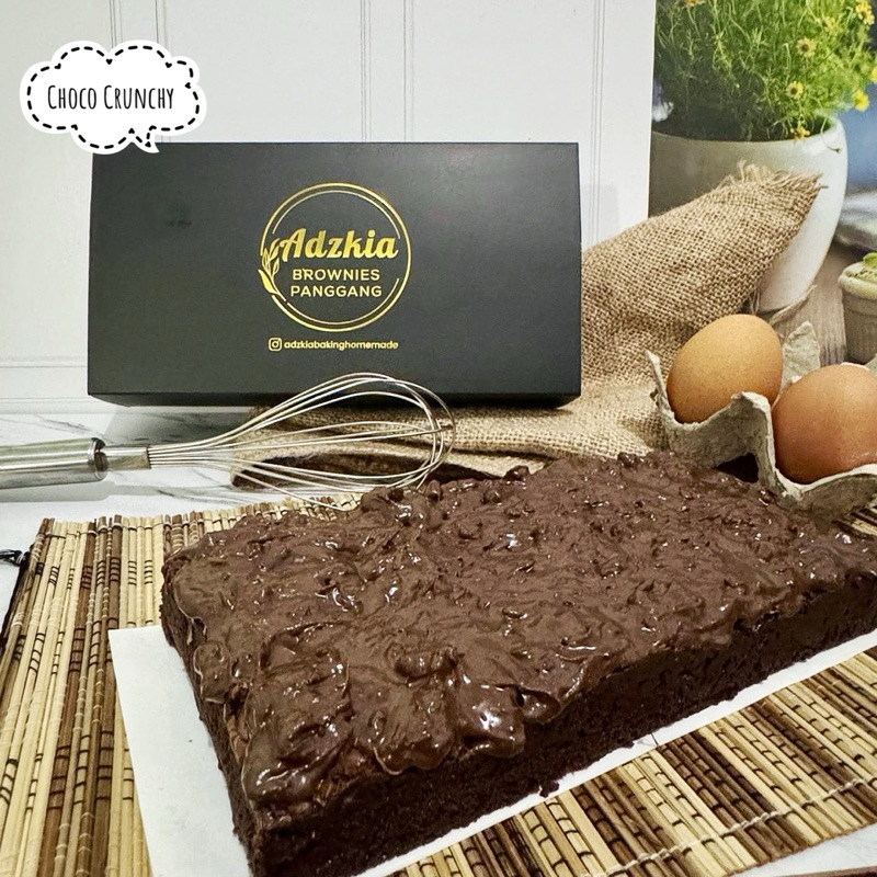 

Brownies Panggang Ukuran 22x10 cm | Fudgy Brownies | Choco Crunchy