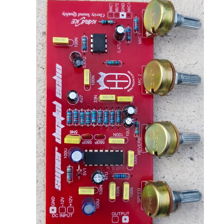 KIT ECHO 2 MIC, ECHO SUPER DIGITAL REVERB