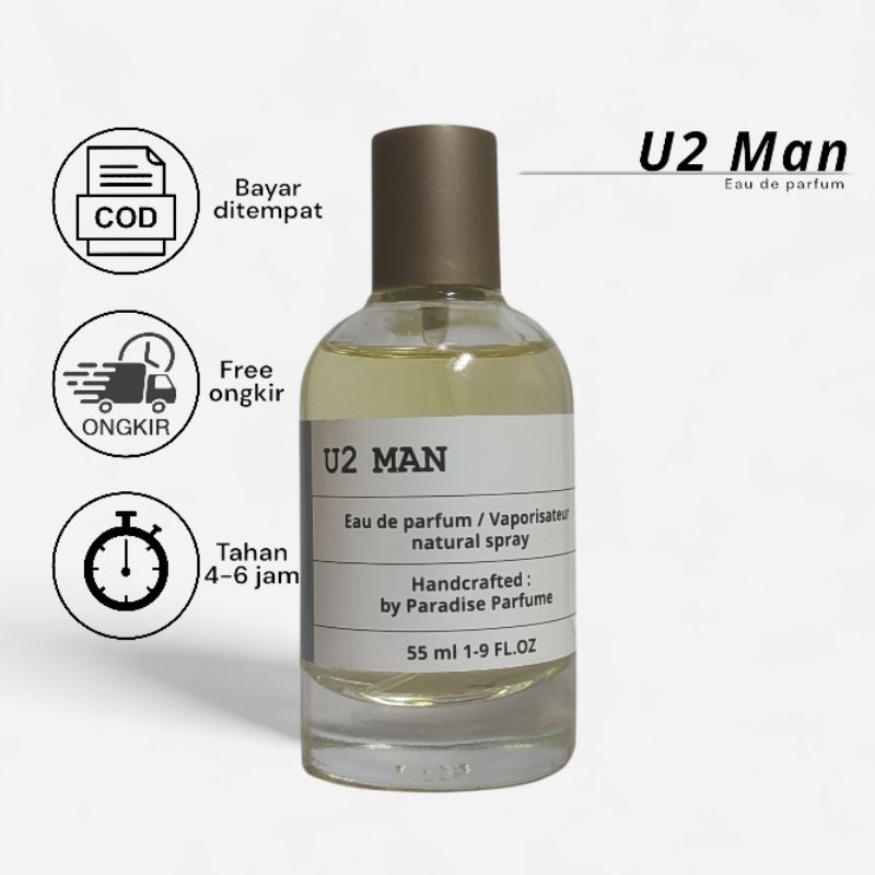 U2MAN - parfum paradise 50ml - Eau de parfum 50ml spray - u2man