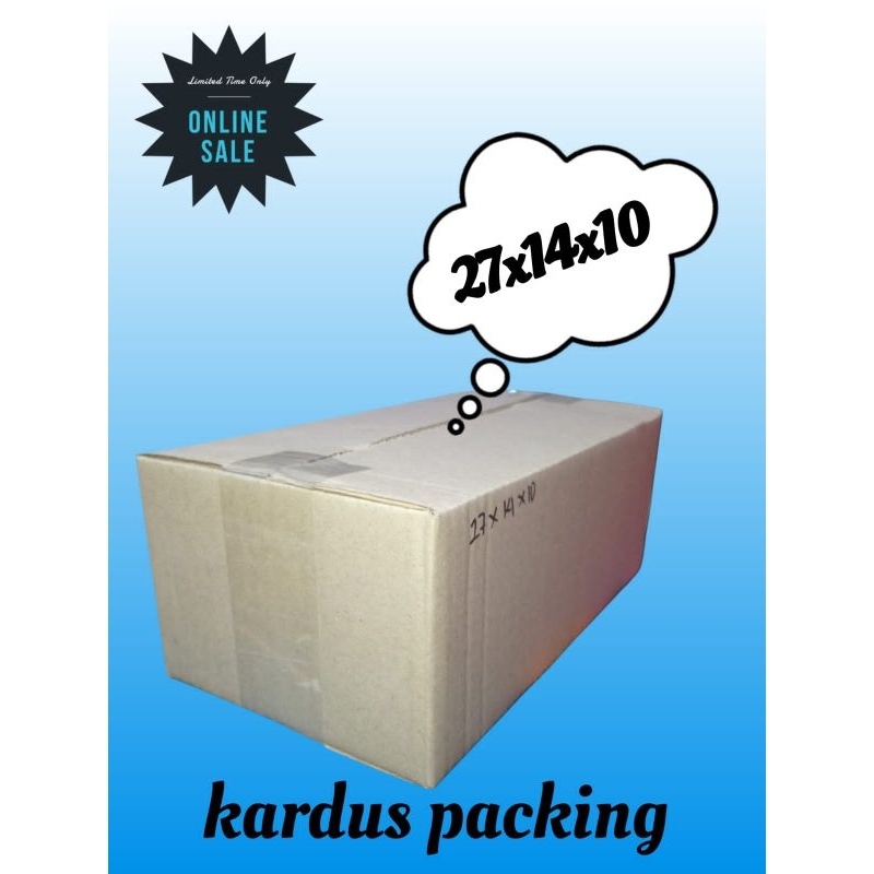 

kardus packing 27x14x10 kardus murah kardus grosir