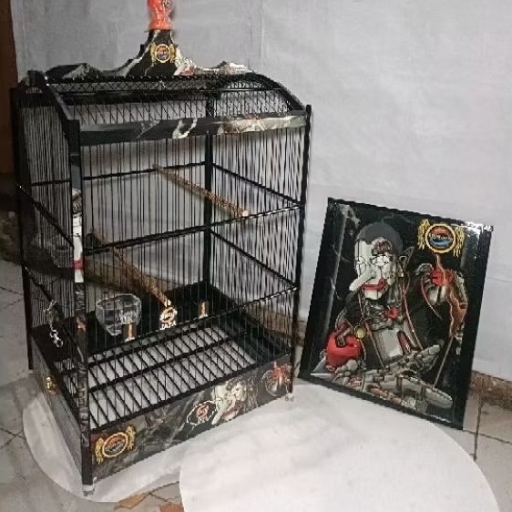 SANGKAR KANDANG EBOD JAYA DEKAL KOTAK PETRUK  no 2 jruji fiber tiang segitiga