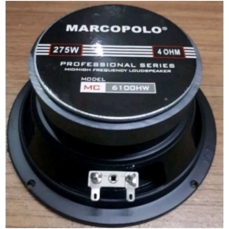 SPEAKER 6 INCH MARCOPOLO KARAKTER MID VOCAL LINE ARRAY ORIGINAL