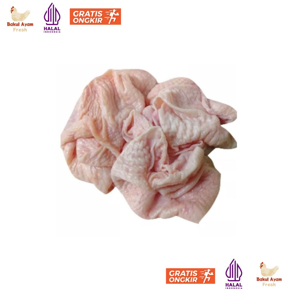 

Kulit Ayam Bersih / Kulit Ayam Segar 1 kg (Ayam Segar)