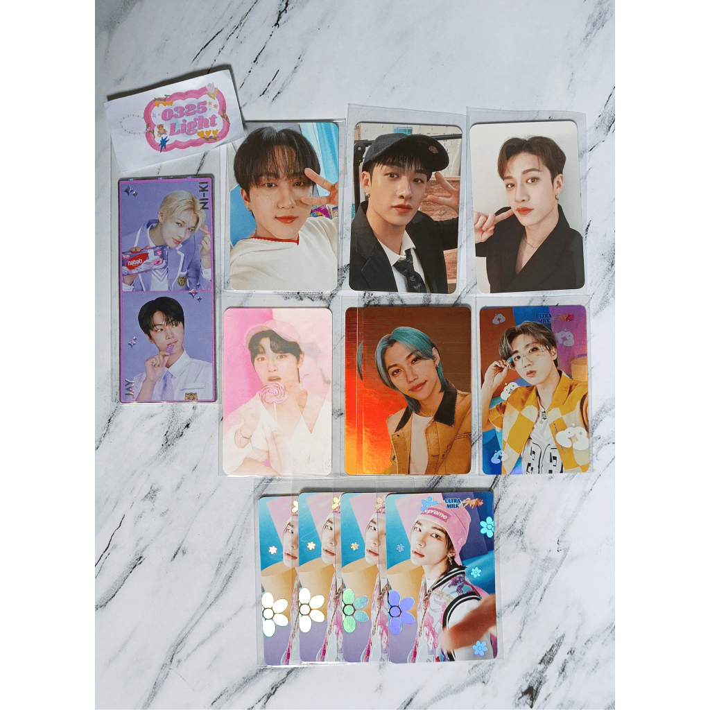 [Stray Kids] PC Photocard Collaboration Nacific Ultramilk Bangchan I.N Hyunjin Han