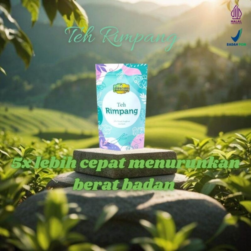 

Teh Rimpang BPOM Syifacare|Minuman Rempah Ala JSR|Teh Diet Detox|Pelangsing Herbal