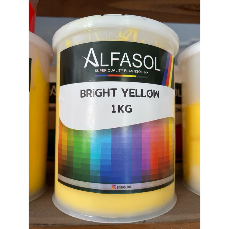 

Bright Yellow 1kg | Tinta sablon plastisol