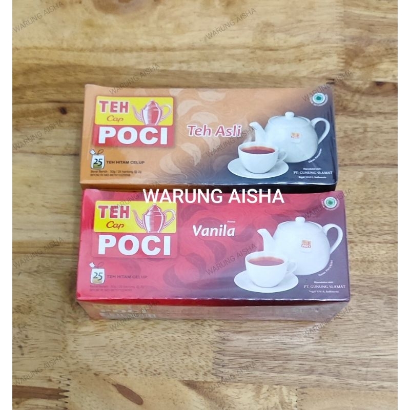 

Teh Celup Cap Poci Aneka Varian Isi 25 bag