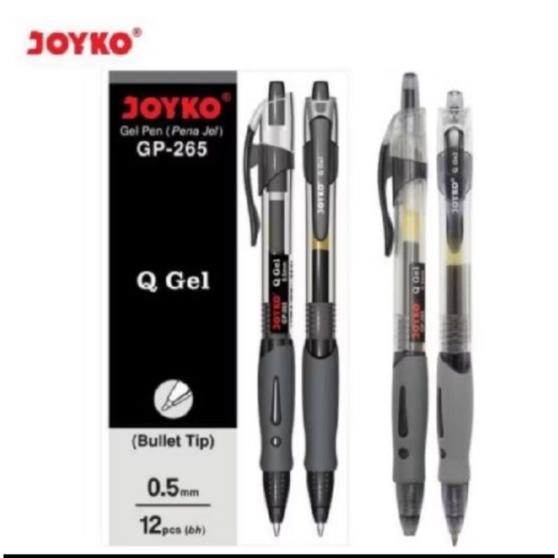 

pulpen gel joyko gp 265 biru dan hitam