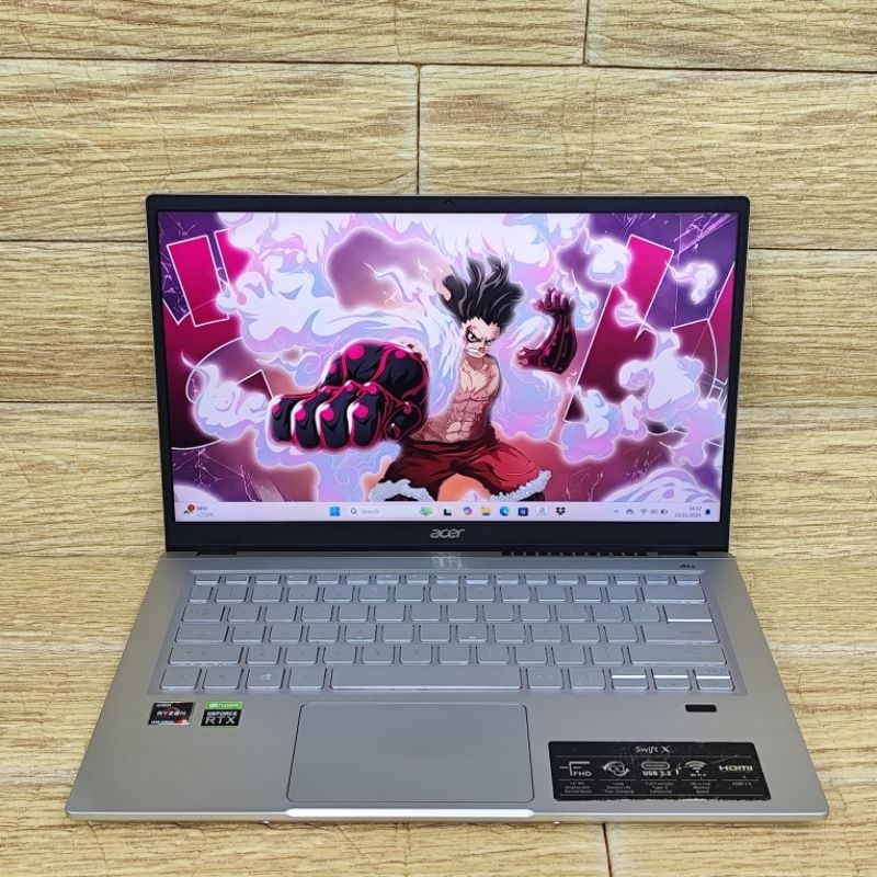 Laptop 2nd Acer Swift X SFX14 AMD Ryzen 5 5500U 16GB 512GB RTX 3050