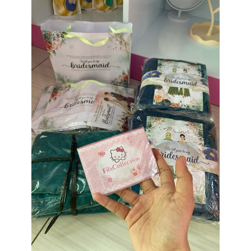 PAKET KAIN SATIN UNTUK BRIDESMAID
