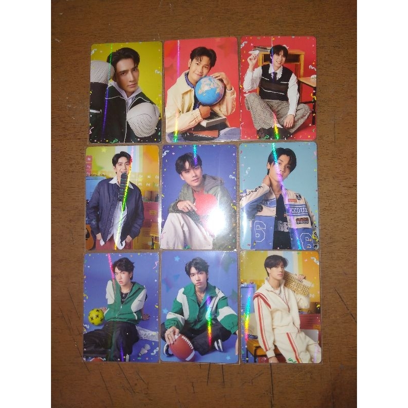 GMMTV COLLECTIBLE CARD BACK TO SCHOOL BOYS PHUWIN DUNK OHM PAWAT KEEN SEA PREM SINGTO EARTH