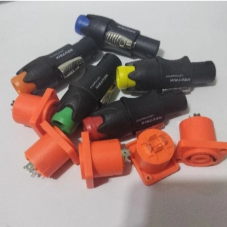 (5SET) JACK SPEAKON NEUTRIK+SOKET SPEAKON OREN