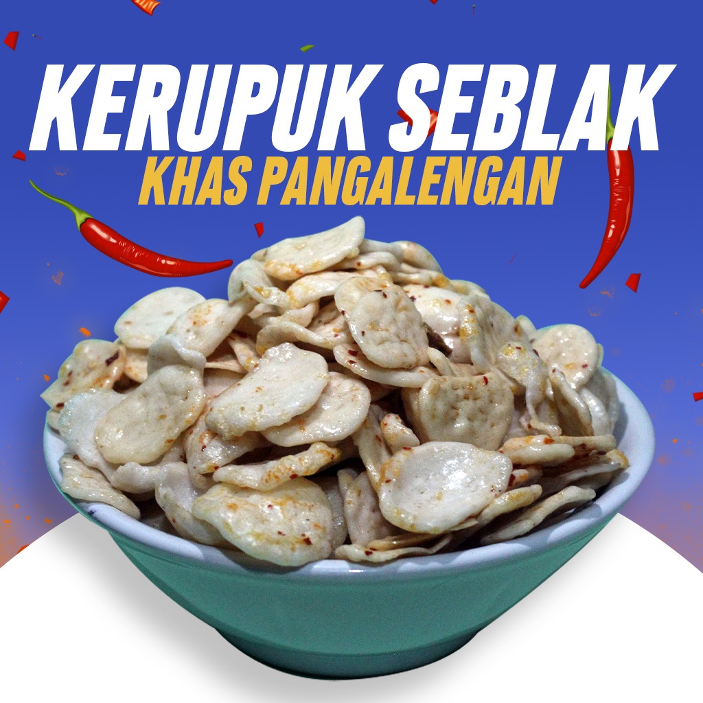 

Kerupuk Seblak - Asin Dan Pedas - Khas Pangalengan - 250gr