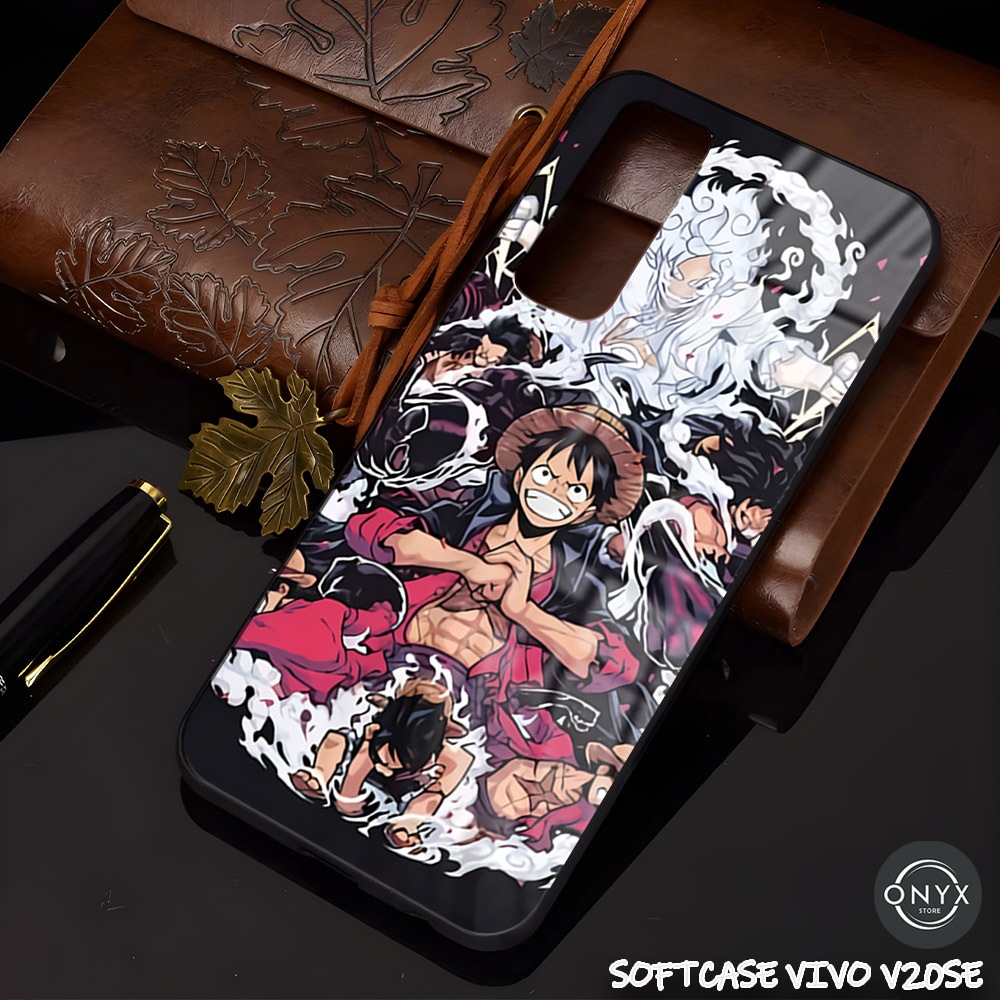 AA04 SOFTCASE VIVO V20SE LUFFY | Kesing keren Vivo | Casing Kilau Glossy Vivo V20SE