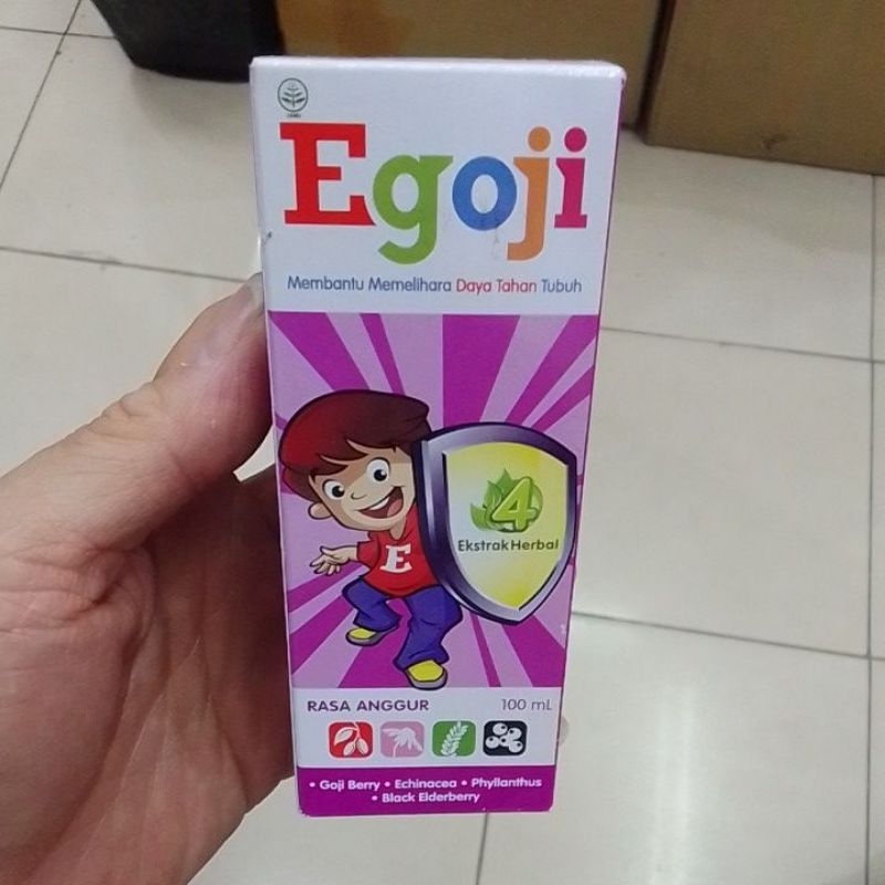 Egoji sirup  vitamin anak anak rasa anggur 100ml