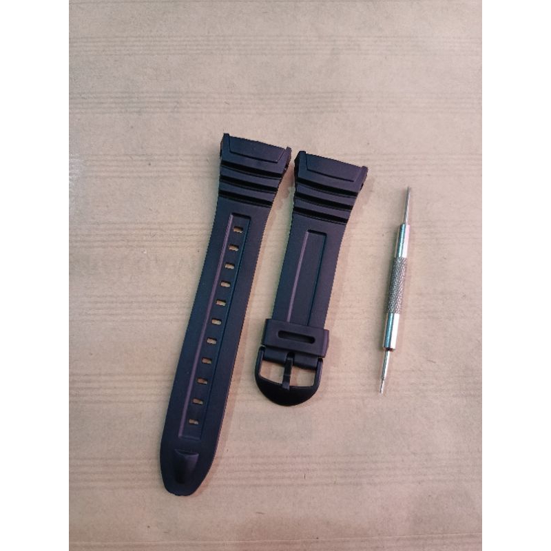 TALI STRAP JAM CASIO W-96H W96H W96-H W 96 H RUBBER TALI JAM CASIO