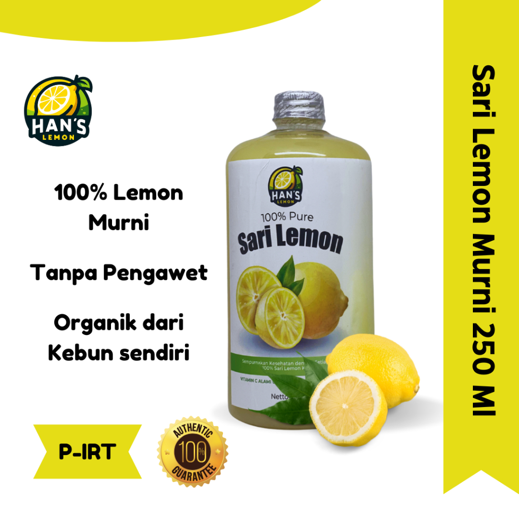 

Sari Lemon Murni 250ml Original Untuk Diet Organik by Han Lemon