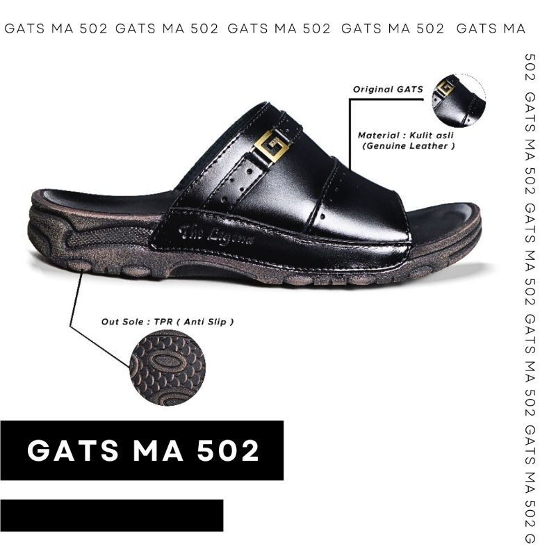 Sandal Kulit Pria Gats MA 502 Ori