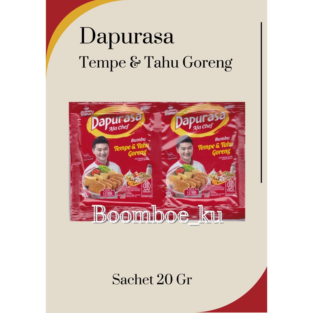 

Dapurasa Ala Chef Bumbu Tempe dan Tahu Goreng 20Gr