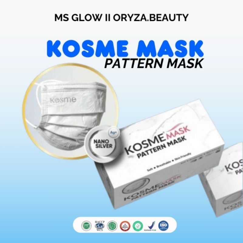 PROMO MASKER PATTERN - MS GLOW KOSME MASK - EARLOOP HEADLOOP