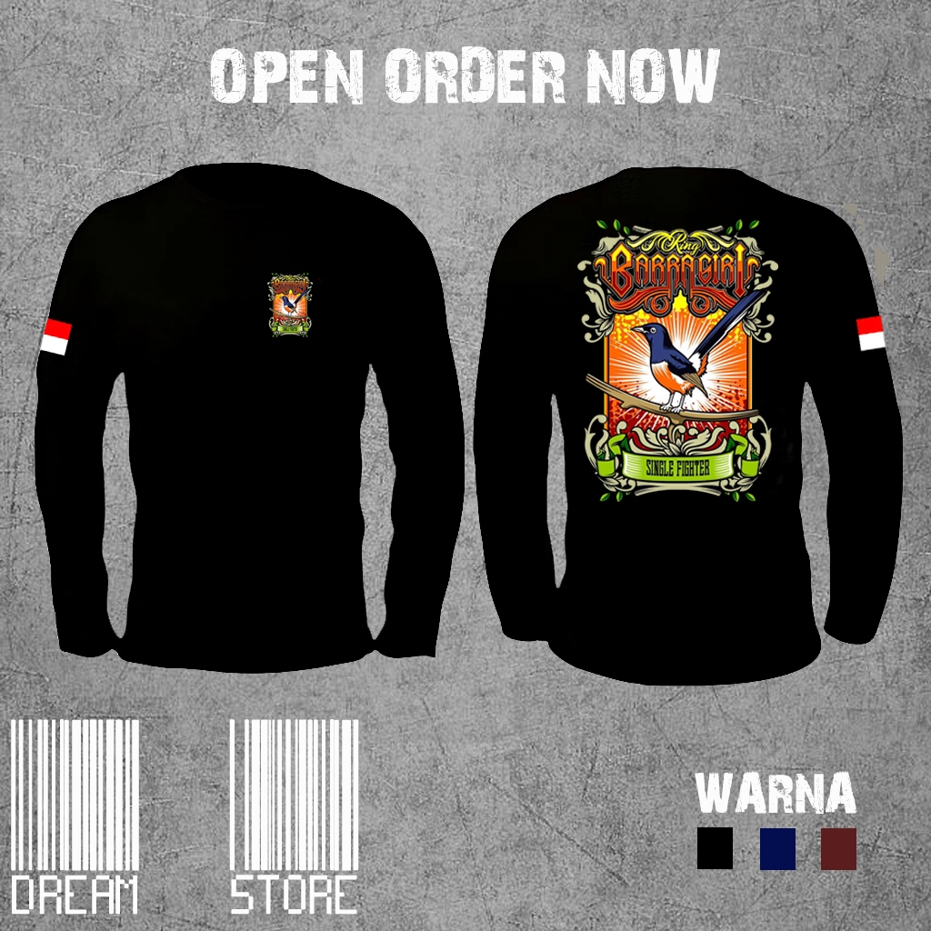 kaos Ring BARRA GIRI Kicau Mania - T-shirt Kicau Mania Indonesia