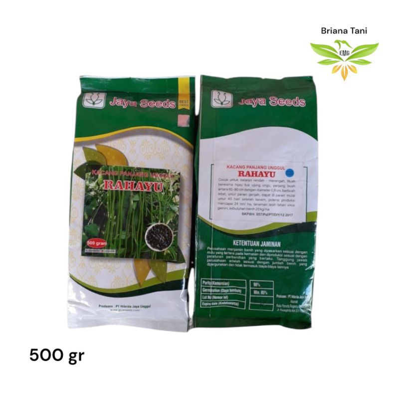 ￼Rahayu / Dowo 500gr Benih Kacang Panjang Jaya Seed  Kanton Tavi