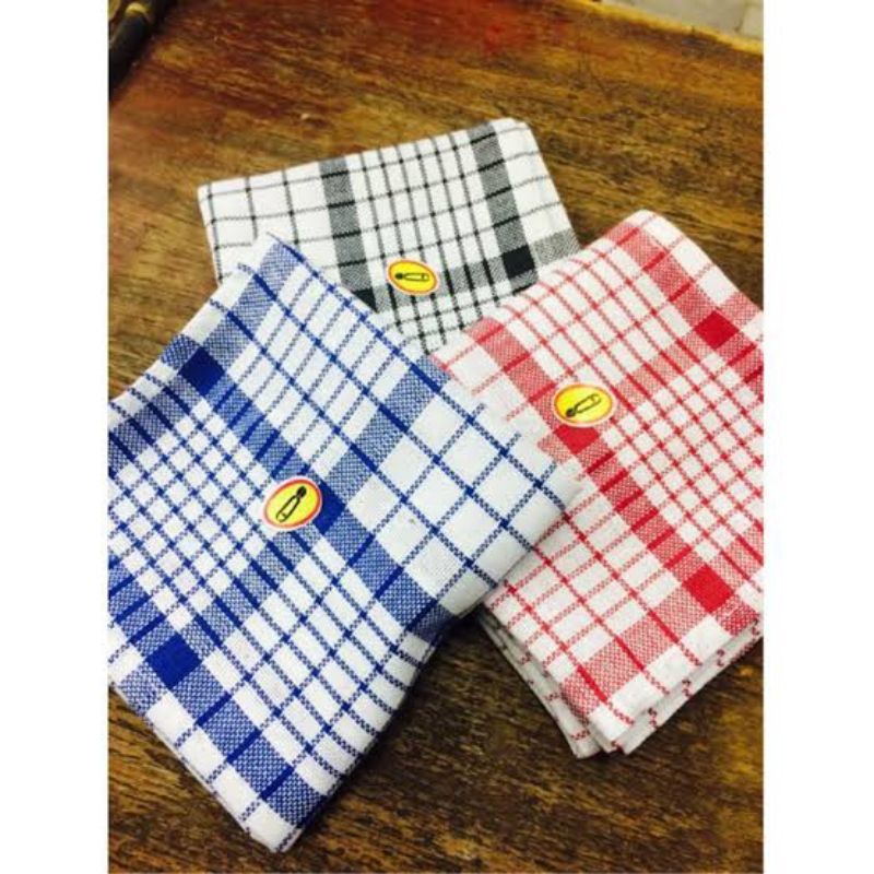 Serbet Tebal Cap Gunting-Kain Lap Piring Serbet Cap Gunting