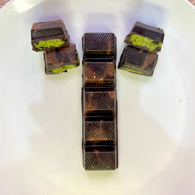 

Coklat Dubai Kunafa Pistachio