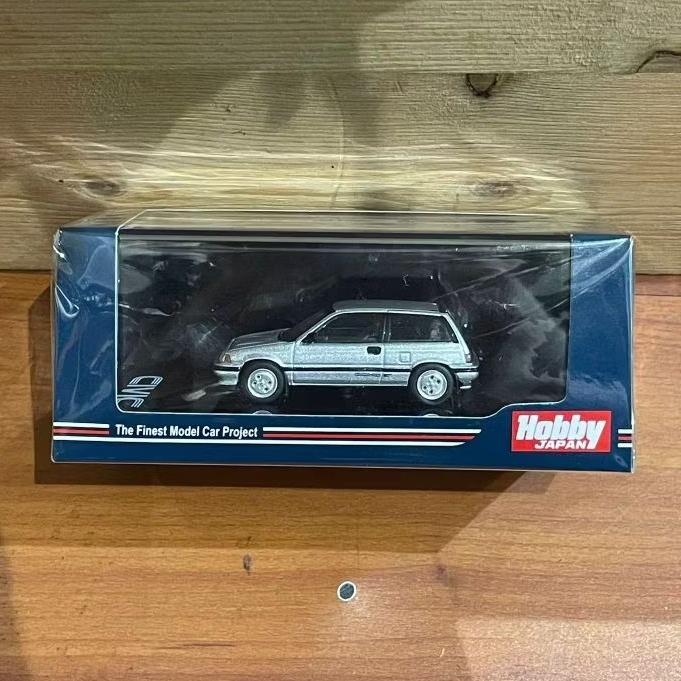 HOBBY JAPAN  1/64 HONDA CIVIC Si AT 1984 SILVER METALLIC