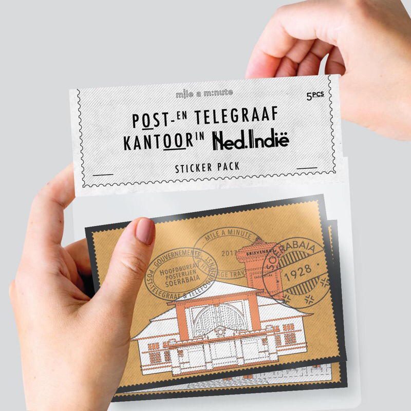 

Post-en Telegraaf Kantoor Sticker Pack 2