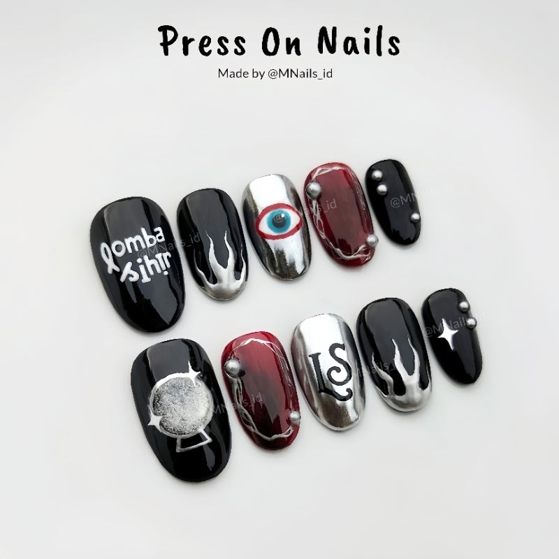 Lomba Sihir Version | Press on nails