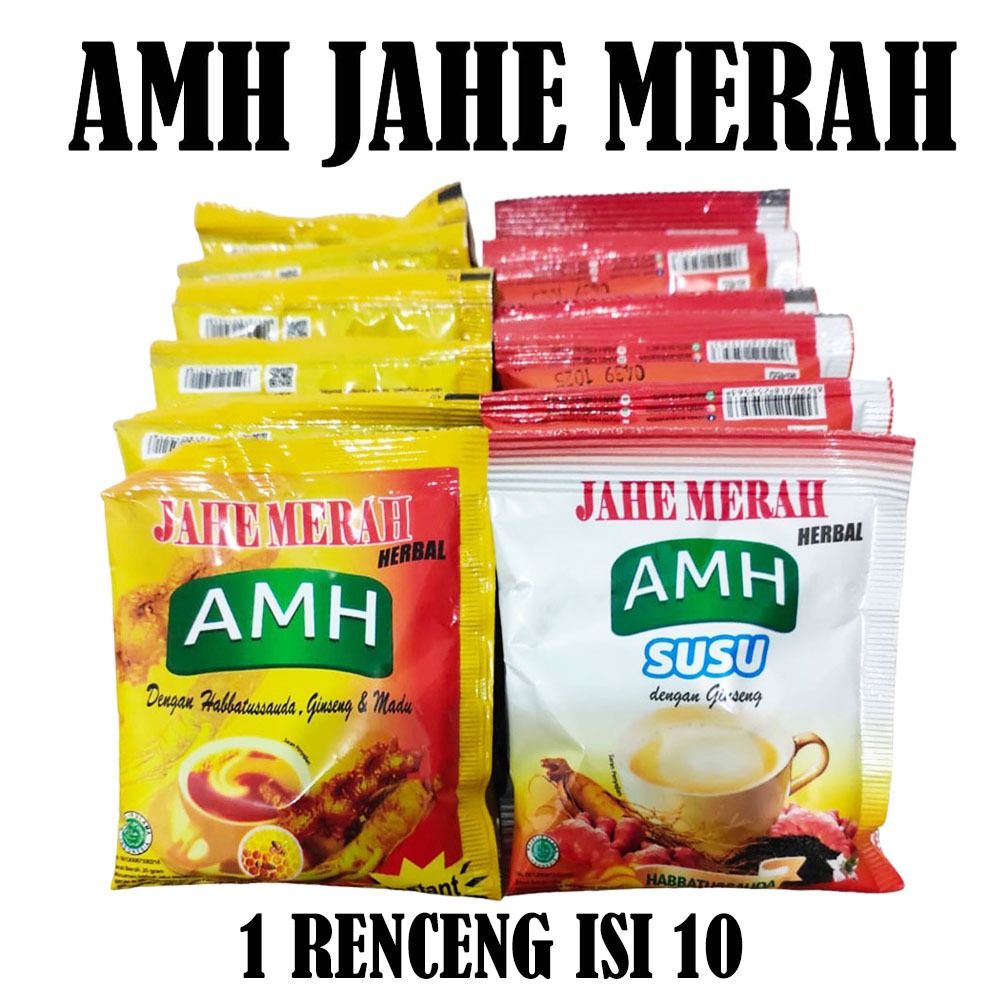 

AMH JAHE MERAH RENCENG ISI 10