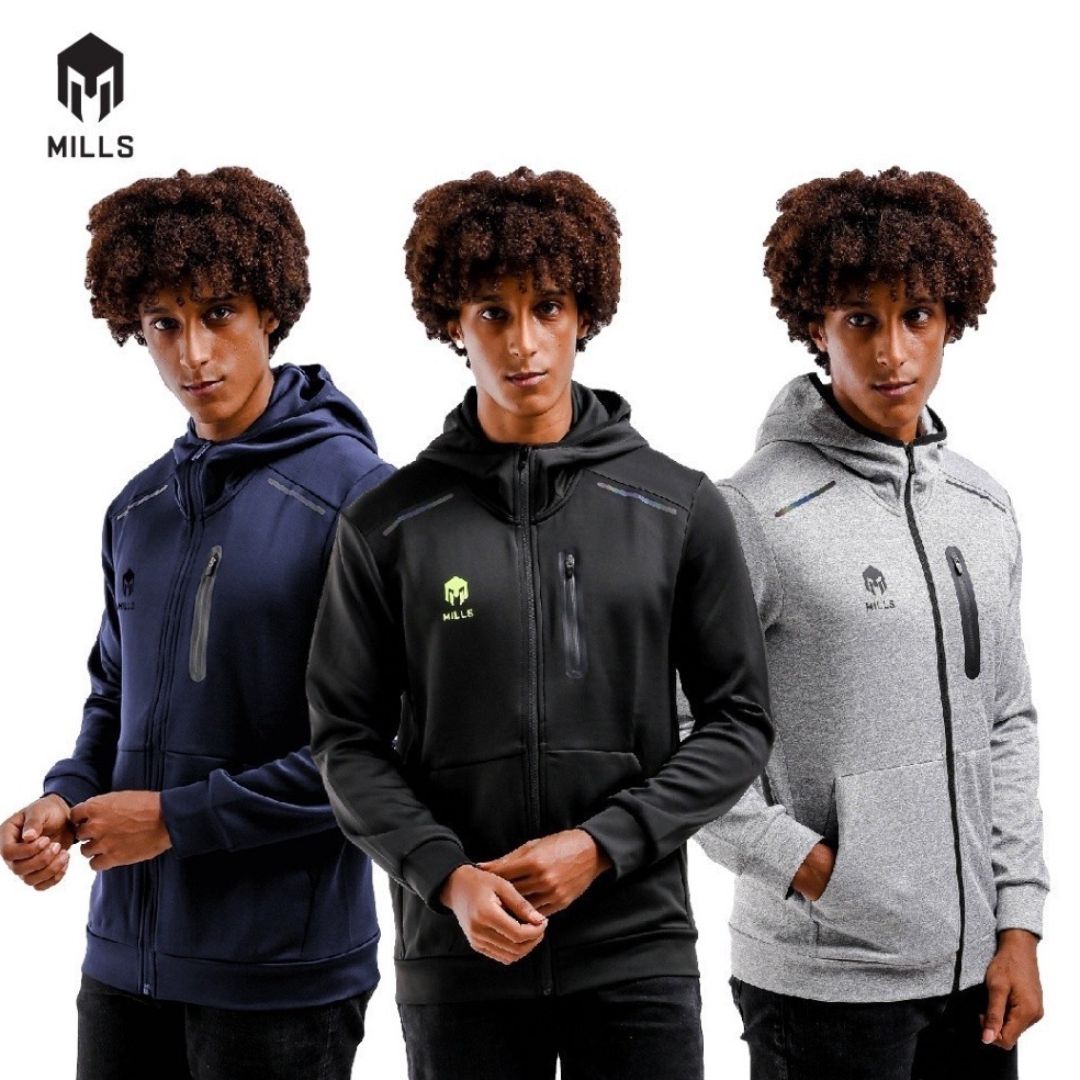 KODE P53F MILLS Jaket Olahraga Thunder Training Jacket 3 879